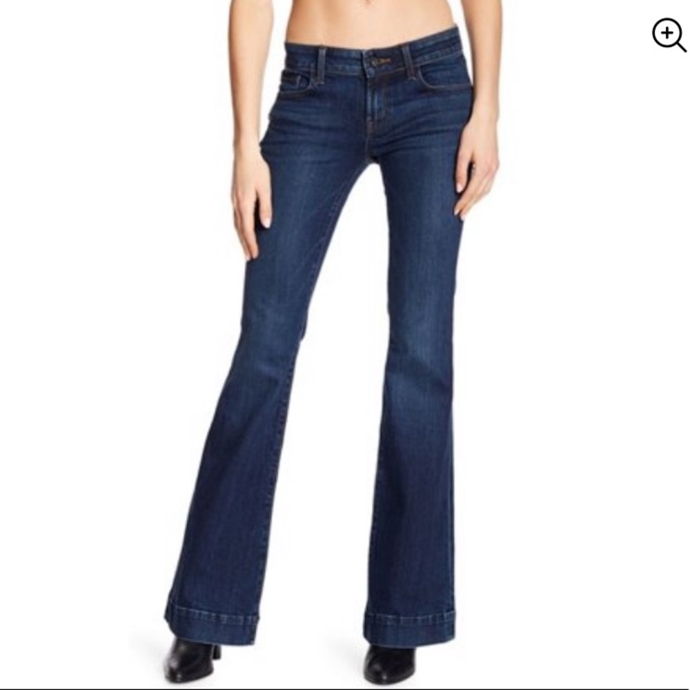 J Brand Lovestory Low Rise Flare Jeans